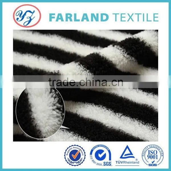 Women Fashion Coats 2014,black and White Strip Velvet ,the Best Selling Items photo-3