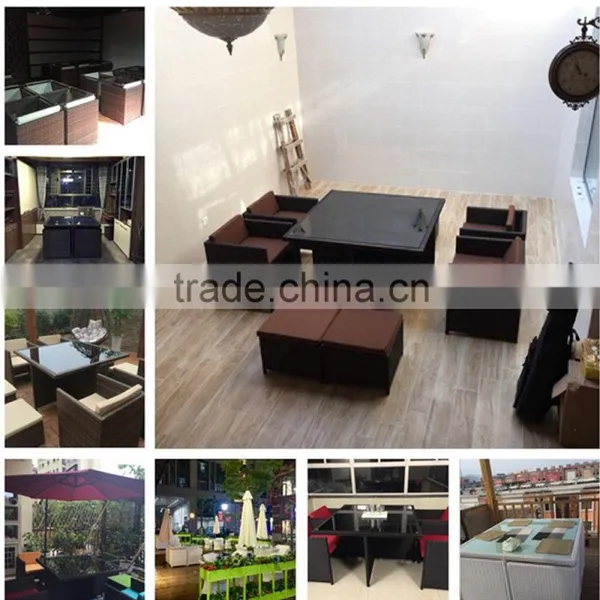 Lowes Wicker Patio Dining Room Luxury Modern Restaurant Hotel Rattan Garden Home Outdoor Sofa Living Room Furniture photo-6
