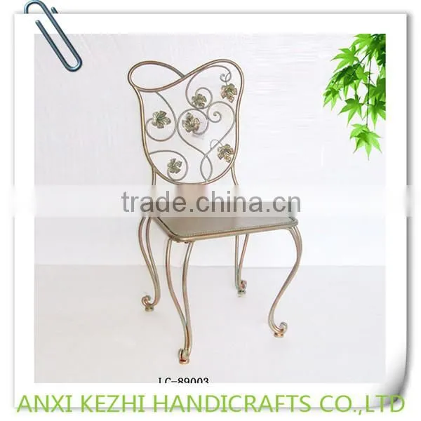 KZ140068 Antique Iron Metal Cafe Bar Stool photo-2