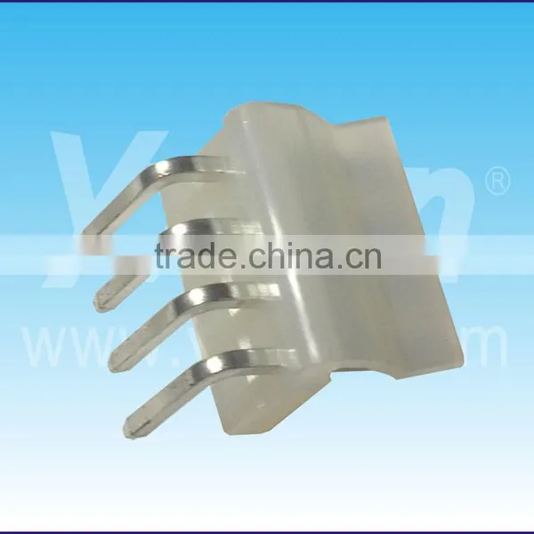 4 Pin Right Angle Single Row Waved Shape Wafer Connector photo-6