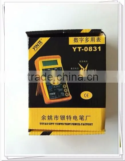 Digital Multimeter Made in China With Instruction Manual and Yellow Protective Jacket photo-4