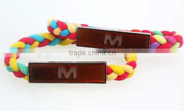 2016 Fashion Rope Bracelet Custom Multi Color Safe M Charm Bracelets photo-3