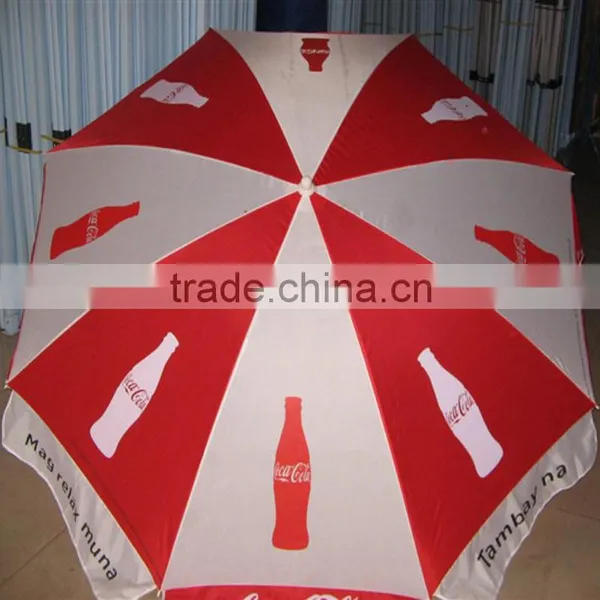 Cheap Price Wind Resist Standard Size Custom Printing Round Colourful Outdoor Patio Advertising Beach Umbrella With Fringe photo-2