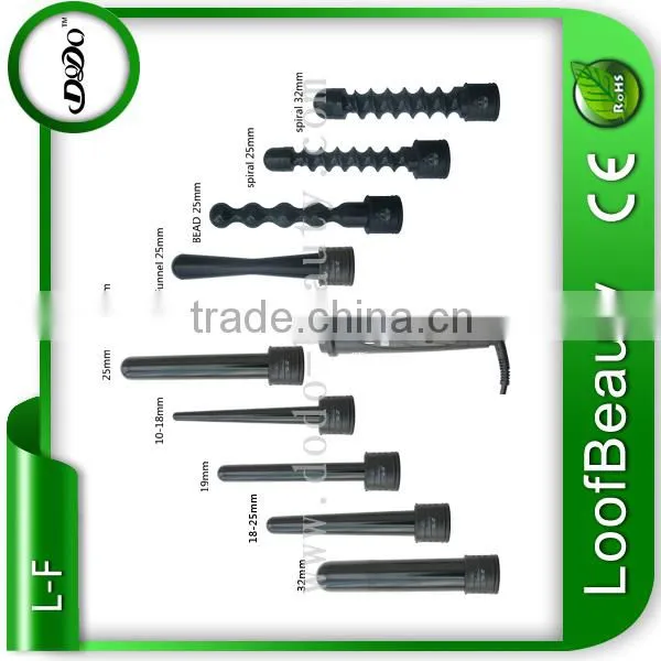 Magic Design LED 5 in 1 Ceramic Barrels Hair Curler Machine As Seen on TV photo-3