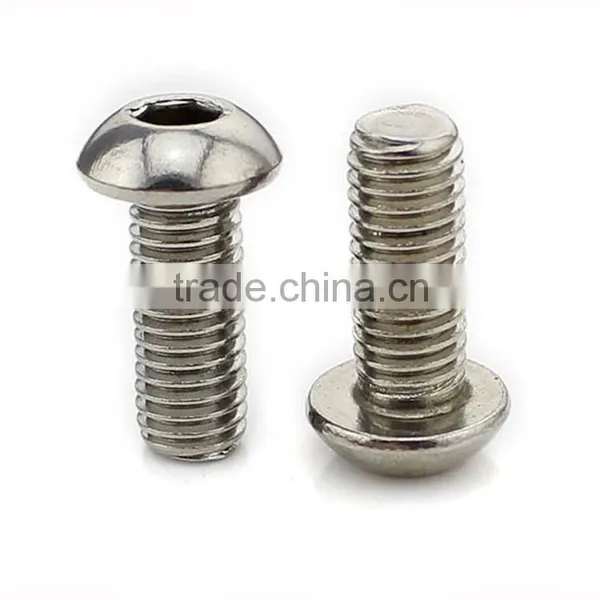 Pan Head Hex Socket Screw Stainless Steel Round Head Hex Socket photo-4