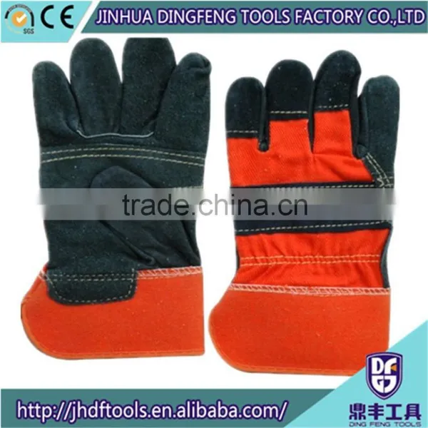 Leather Glove, Leather Working Glove, Cow Split Leather Glove