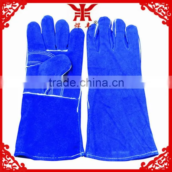 Different Types and Different Color Long Welding Leather Gloves photo-2