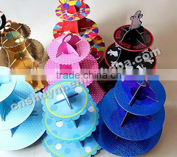 High Quality Cardboard Wholesale Cake Stand photo-6