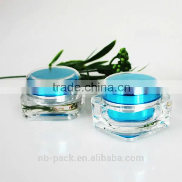 5g Square Cosmetic Container Small Plastic Cosmetic Containers Mini Acrylic Jar photo-4