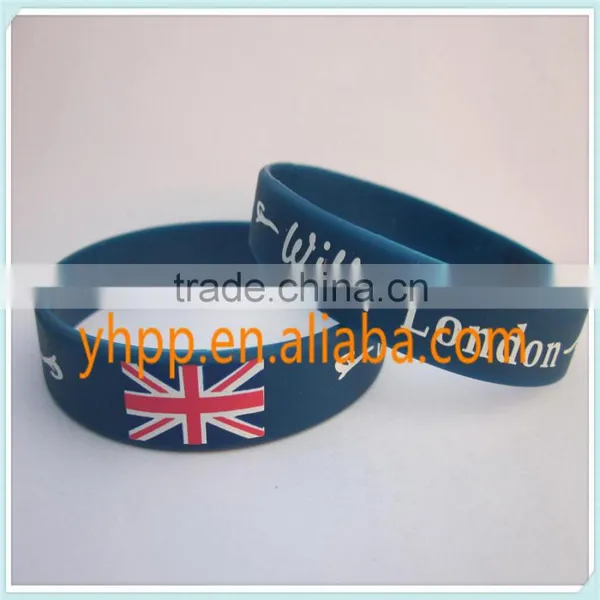 Custom WILLS LONDON Retro British Union Jack uk Printed Wristband Bracelet photo-3