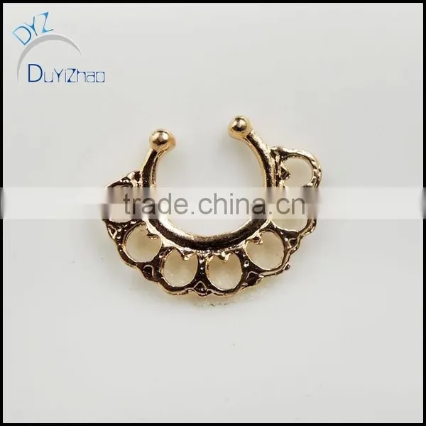 Fashion Indian Gold Nose Ring for Septum photo-3