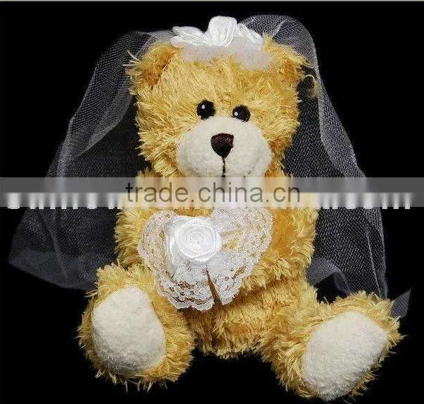 Classtic Teddy Bear With Bridal Vail