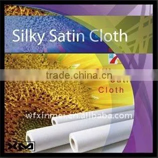 Waterproof Silky Satin Coated Canvas Digital Print Satin photo-2