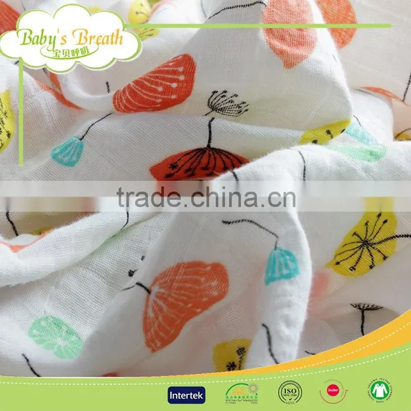MS-45 Wholesale Bamboo/cotton Muslin Fabric, Girl Bamboo Muslin Fabric