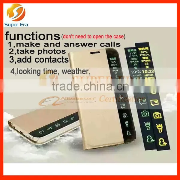 Smart Health Flip Leather Case for Samsung Galaxy s6 S6edge Case Nice Perfect Using photo-5