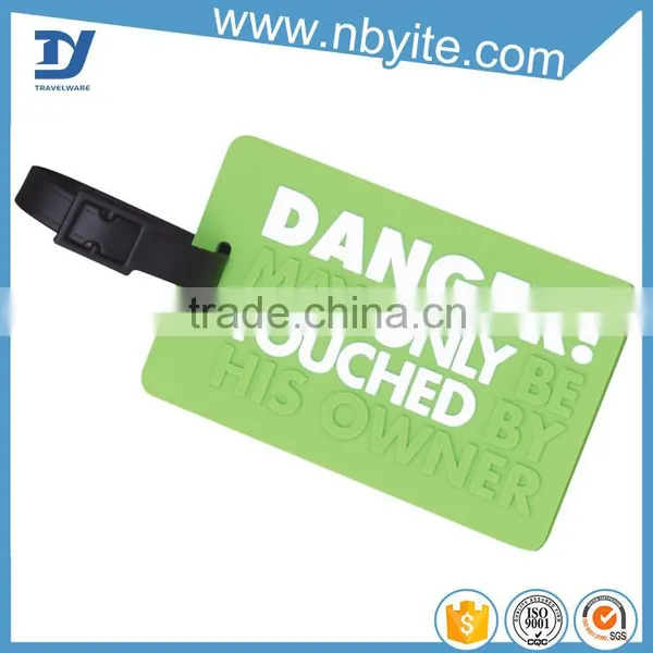 Factory Supply Bulk Soft Pvc Luggage Tag Plastic Luggage Tag photo-5