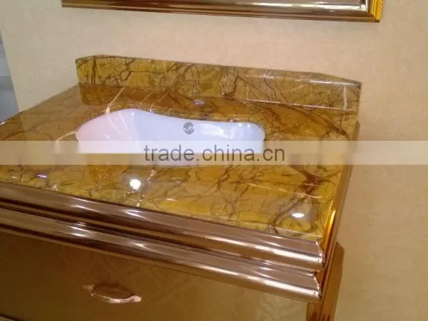 Modern Bathroom Stainless Steel Bathroom Vanity With Legs F-001 photo-2