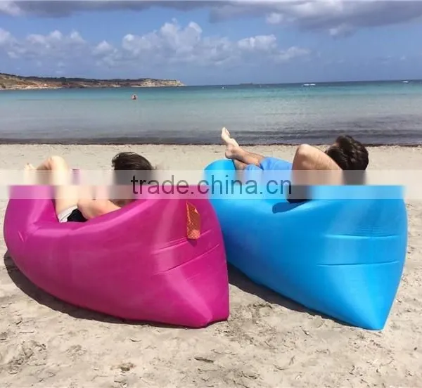 2016 Sales People Lazy Inflatable Outdoor Blow-up Lilo Portable Air Sofa Bed Sheets Travel Bed Sleeping Bag Quality Choice photo-4
