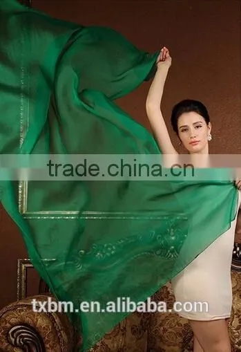 Long Silk Shawl , Beach Silk Scarves photo-5