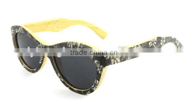 Custom Logo Bamboo Sunglasses, Pattern Bamboo Sunglasses photo-3