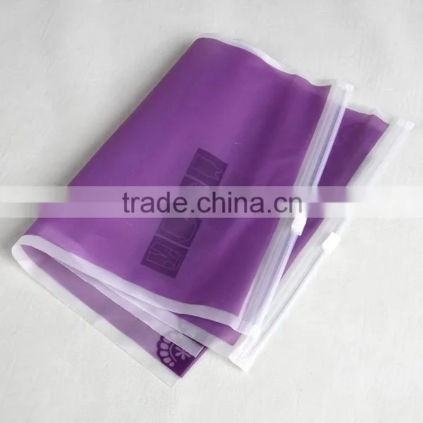 Purple Plastic Bag With Zip-lock for Women Underwear Set photo-4