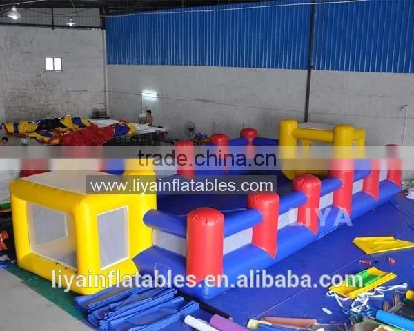 Air Sealed Inflatable Outdoor Soap Football Field on Sale, Inflatable Soap Soccer Field photo-2
