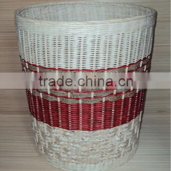 Round Rattan Laundry Basket