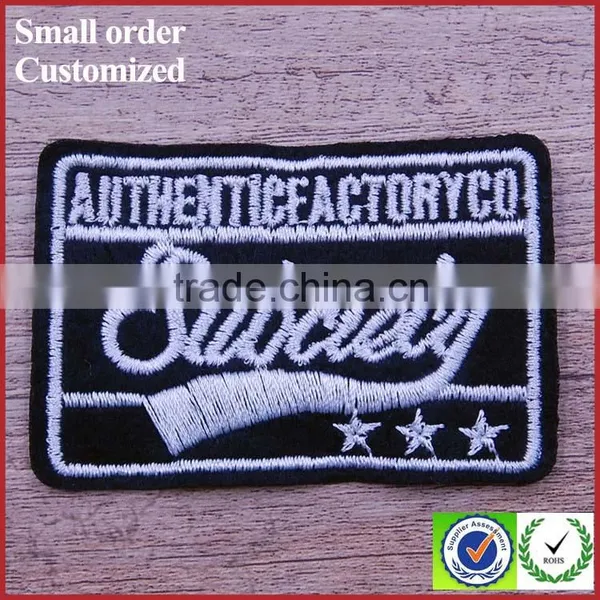 High Quality Custom Print Hot Sale Sew on Embroidery Letter Patches for Hat photo-5