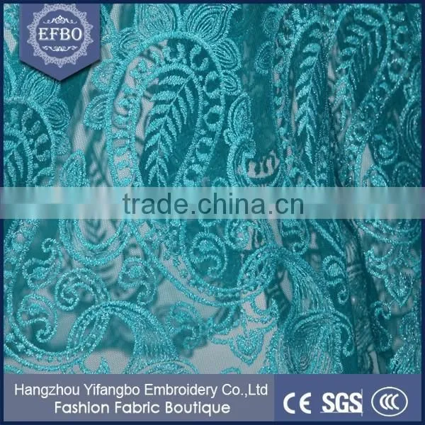Top Selling Tulle Lace Fabric Embroidery/high Quality African Net Lace Fabric for Dress photo-6