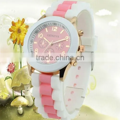 Hot Sale Amazon Watch Red Diamond Geneva Watch