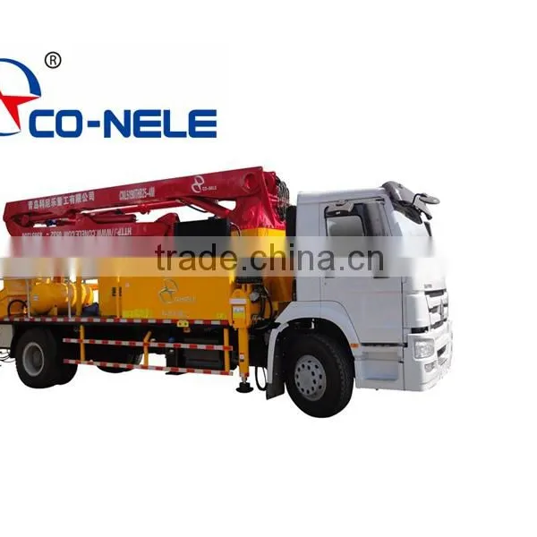 25m Truck Mounted Concrete Mixer Pump for Sale in China