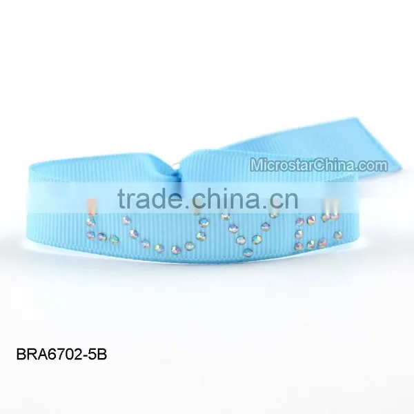2016 Resin Crystal Ribbon Fashion Bracelet Wholesale photo-3