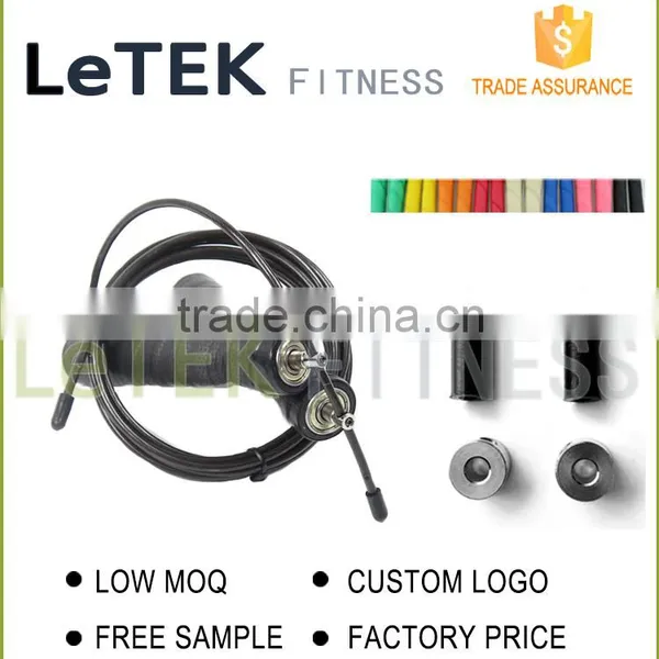 Double Under Adjustable Cable Wire Speed Rubber Jump Rope photo-2