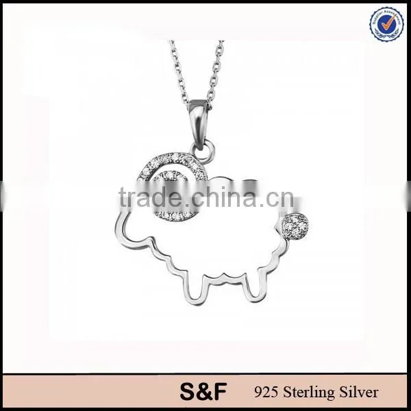 2015 Sheep Shape Jewelry 925 Sterling Silver Italian Costume Jewelry photo-2