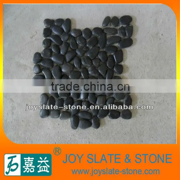 Black cobblestones for sale