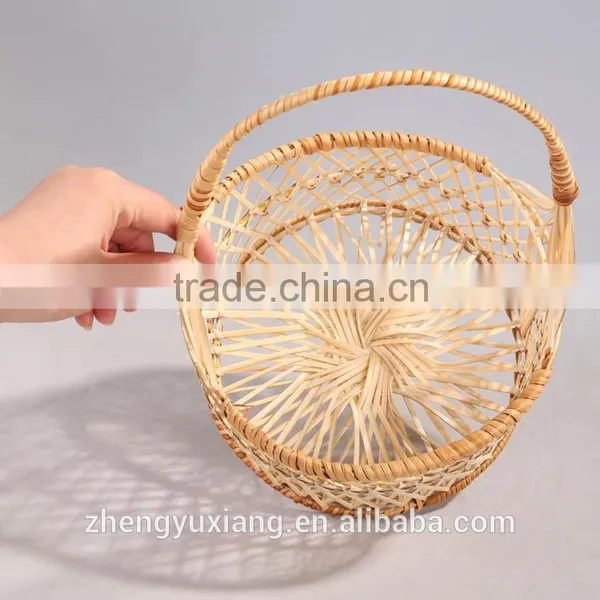 Handwoven Bamboo Fruits Vegetables Hanging Basket photo-4
