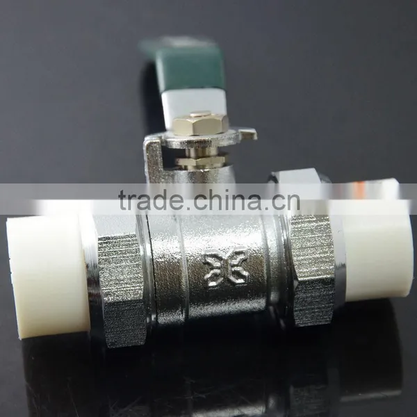 Ppr Manufactur Ppr Fittngs Company PPR Copper Plating Ball Valve photo-3
