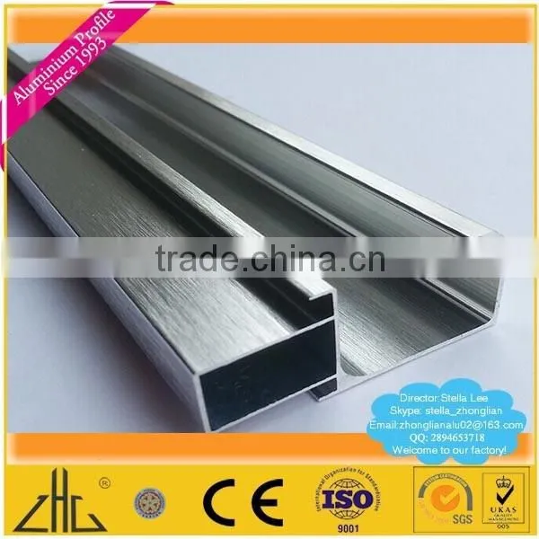 Wow!! Brushed Polish Aluminium Kitchen Cabinet Handle/ Brush Polished Aluminium Profile Factory/brush Polish Aluminium Extrusion photo-3