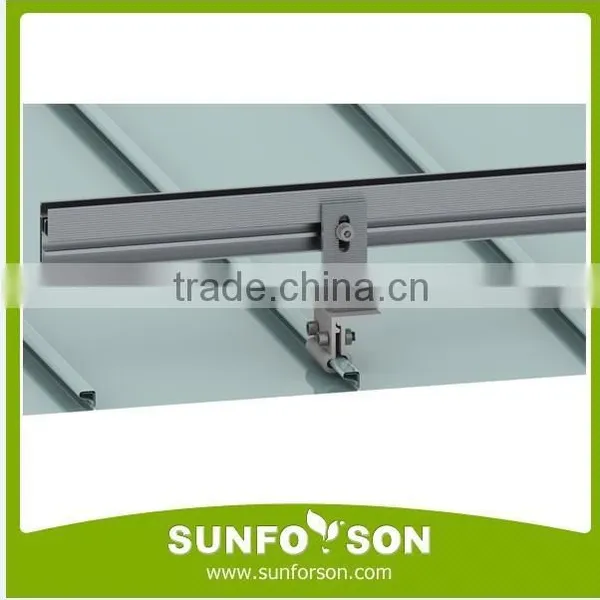 Anodized Aluminum Solar PV Mounting System Rail photo-3