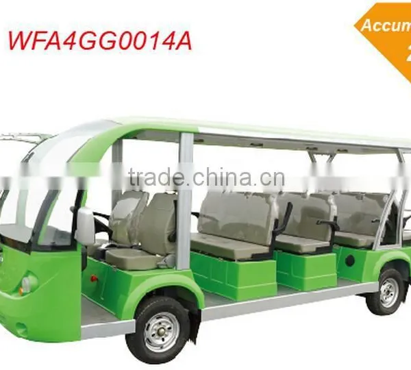2016 South America Market Products 12 Seats Electric Sightseeing Cart