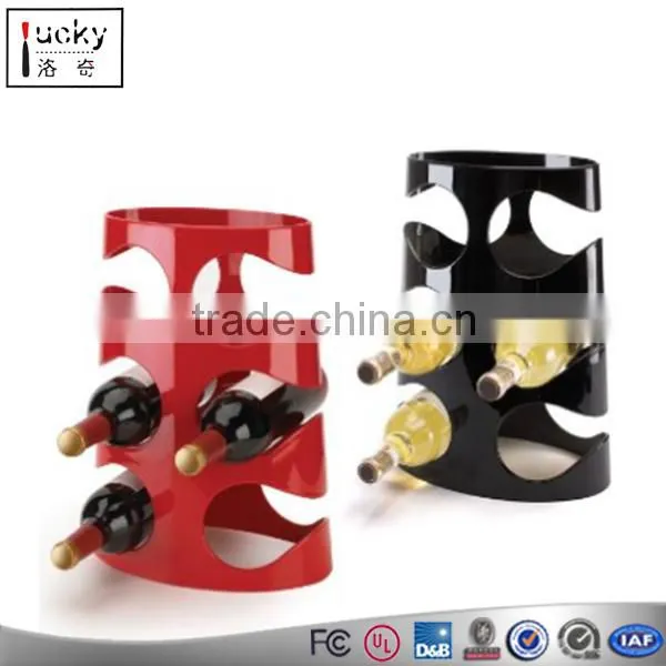 Acrylic Bottle Holder for 6 Bottles,Acrylic Wine Racks photo-3