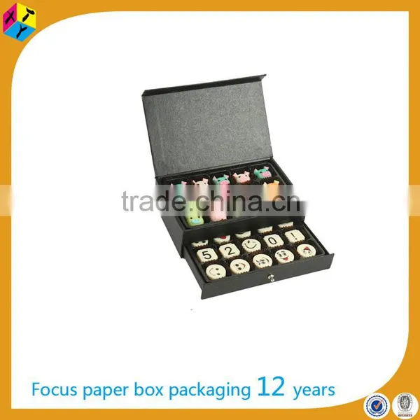 Black Sliding Paper Box for Sweet photo-3