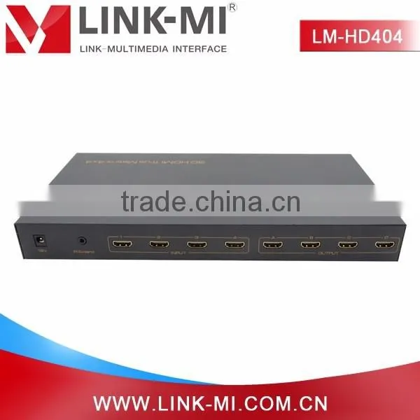 LINK-MI LM-HD404 4x4 HDMI Matrix Switcher With IR, RS232 photo-3