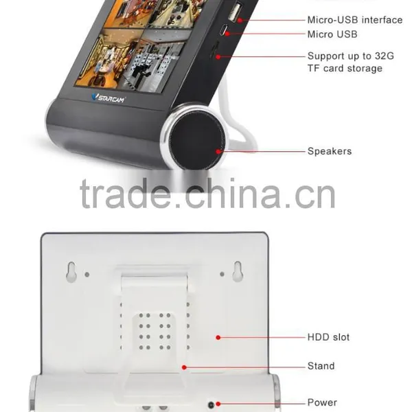 7inch Touch Screen HD Wifi NVS Hot New Products Real Time Record 7 Inches Touch Screen Home Security Alarm Camera System photo-6