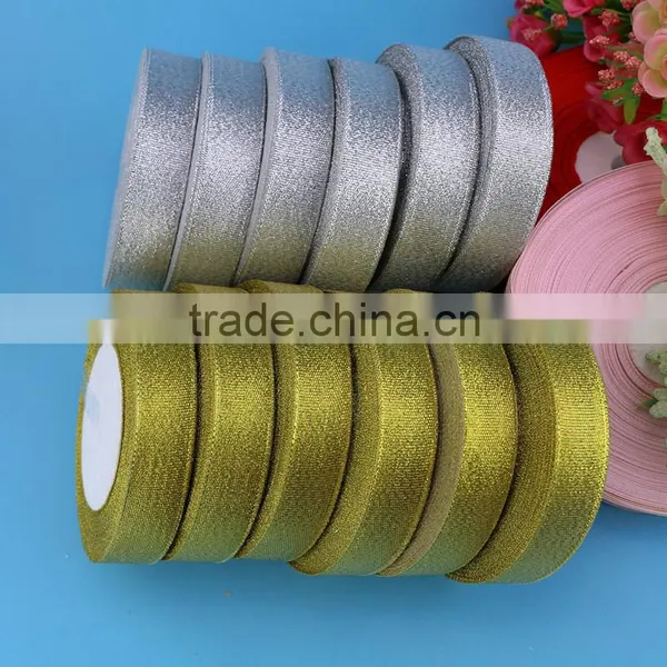 wholesale Metallic ribbon, Gold and Silver Metallic Ribbon
