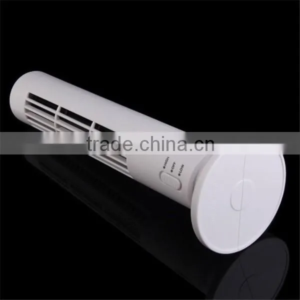 Summer Gifts Portable USB Air Cooling Tower Fan Mini Bladeless Fan Table Laptop photo-2