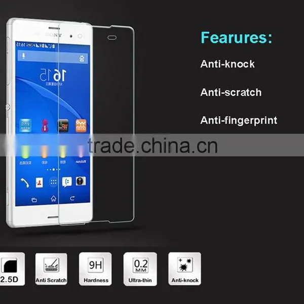 Consumer Electronic Mobile Phone Screen Protector Tempered Touch Glass For Sony Z4 photo-2