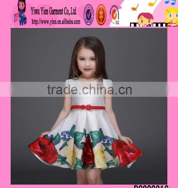 2016 Summer Hot Sale Embroidered Baby Dress Top Quality Europe Style Kids Clothes Girl Dress photo-6