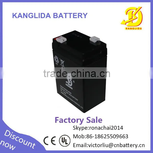 High Performance 6v4ah Sealed Vrla Battery Power Accumulator photo-2