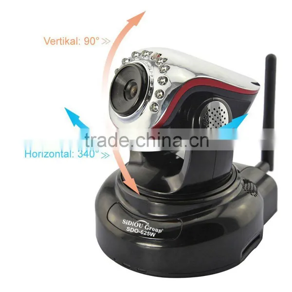 Sidiou Group SDO-625W Wireless / Wired Pan & Tilt H.264 Megapixel IP / Network Camera With Night Vision, IR Cut and 4mm Lens photo-2